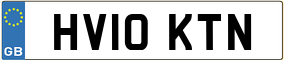 Truck License Plate